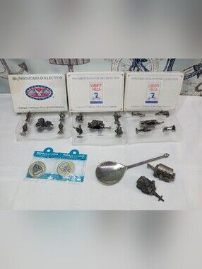 Vintage Pewter Items Lot